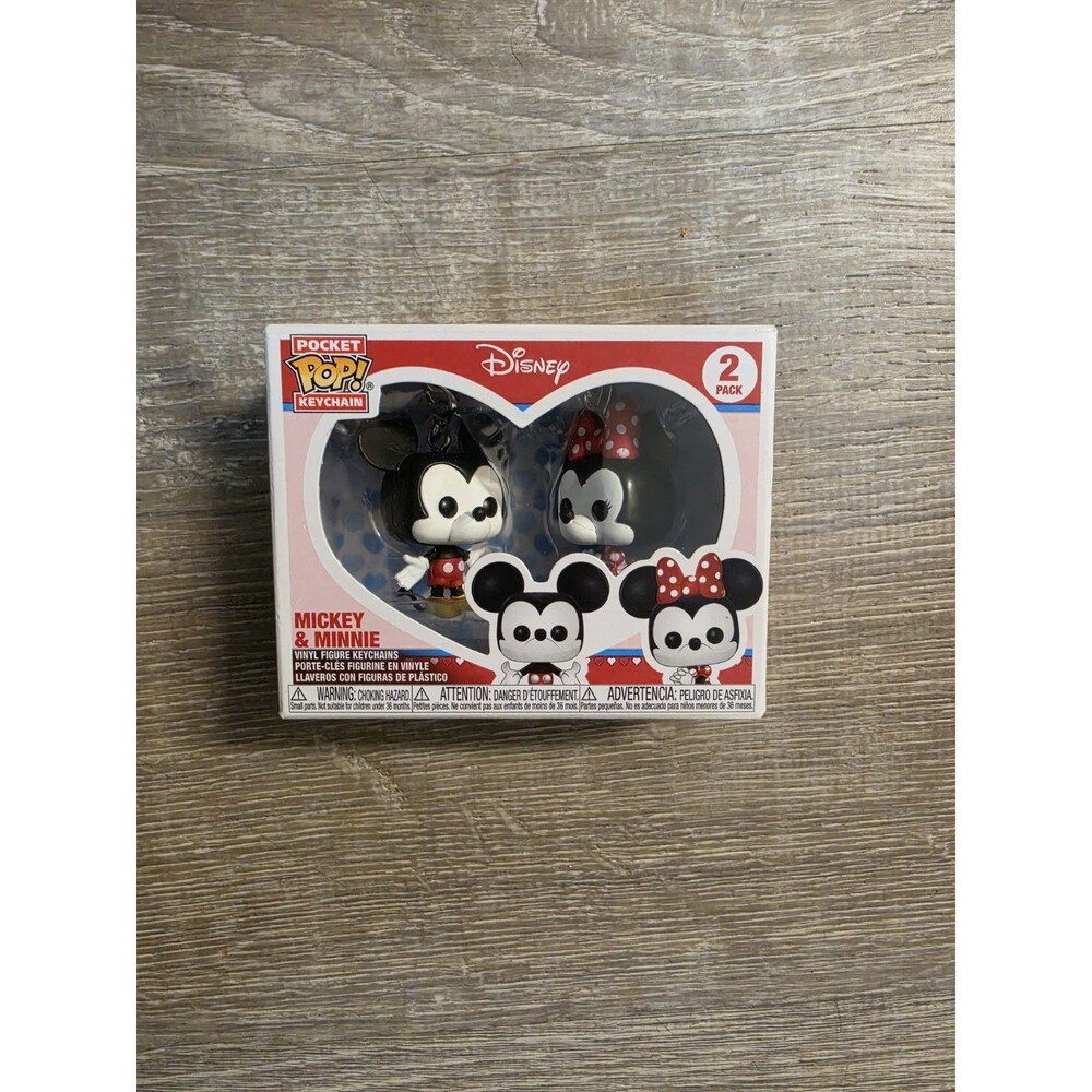 Funko keychain mickey and minnie valentine 2018 NEW